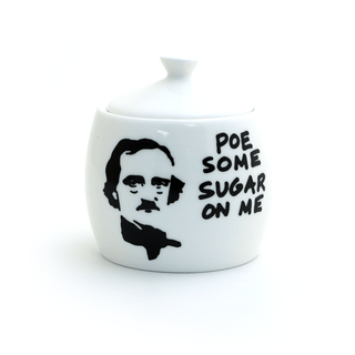 Edgar Allan Poe Round Sugar Bowl-LIMITED EDITION - Boutique Bella Bellasugar bowl