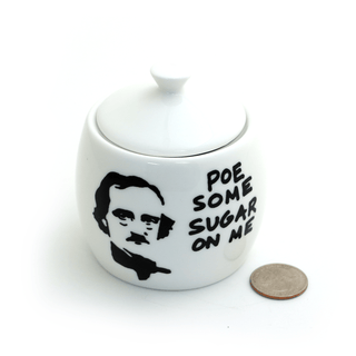 Edgar Allan Poe Round Sugar Bowl-LIMITED EDITION - Boutique Bella Bellasugar bowl