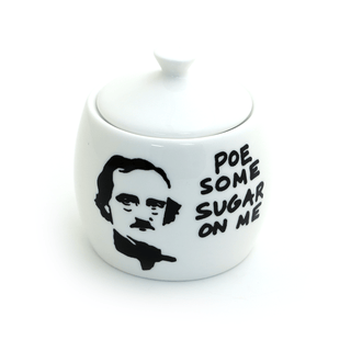 Edgar Allan Poe Round Sugar Bowl-LIMITED EDITION - Boutique Bella Bellasugar bowl