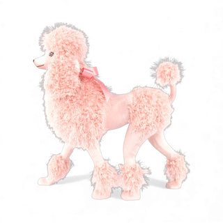 19in Fancy Pink Christmas Poodle Standing