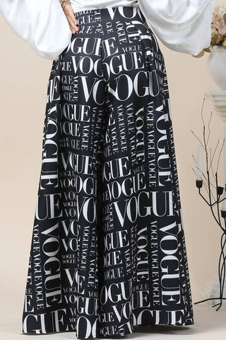 Vogue Black Palazzo Pants
