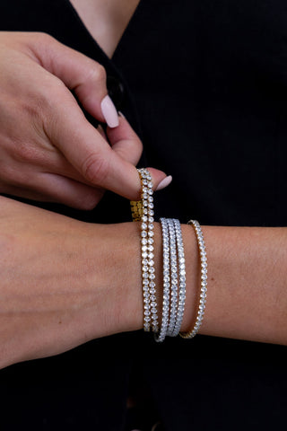 Eileen CZ Stretch Bracelet - Boutique Bella BellaBracelet
