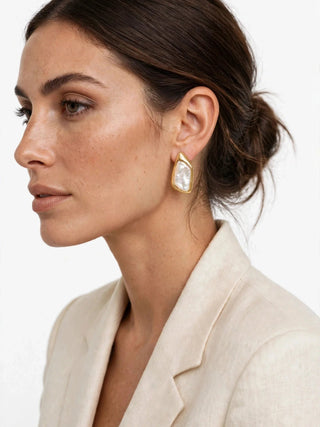 Elba Pearl Earrings - Boutique Bella BellaEarring