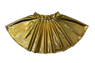 Electric Gleam Mini - Gold - Boutique Bella BellaSkirt