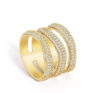 Elle Pave Ring - Boutique Bella BellaRing