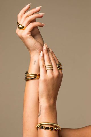 Elle Pave Ring - Boutique Bella BellaRing