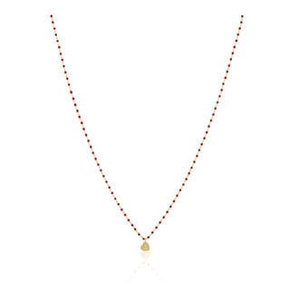 Elsa Mini Heart Necklace Red - Boutique Bella BellaNecklace