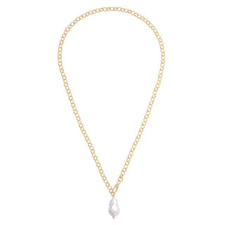 Elsa Pearl Pendant Convertible Necklace in Ivory - Boutique Bella BellaNecklace