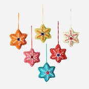 Emb. Star Ornament - Boutique Bella BellaChristmas Ornament