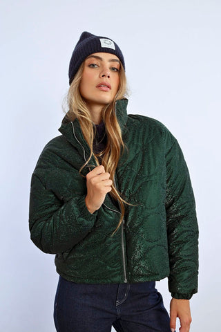 Emerald City Puffer Jacket - Boutique Bella BellaPuffer Jacket