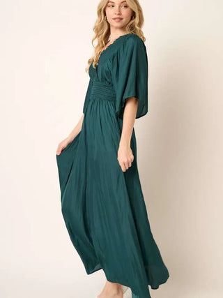 Emerald Elegance - Boutique Bella BellaMaxi Dress