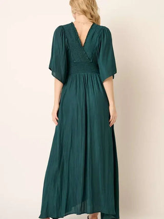 Emerald Elegance - Boutique Bella BellaMaxi Dress