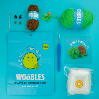 Emilio the Turtle Crochet Kit - Boutique Bella BellaCraft Kit