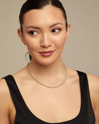 Emotions Silver - Beaded chain necklace - Boutique Bella BellaUno de 50 - Necklace