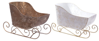Enchanted Snowfall Sleigh- Ivory - Boutique Bella BellaChristmas Decor