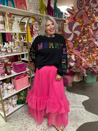 Enchanted Tulle Maxi Skirt - Boutique Bella Bellashirt