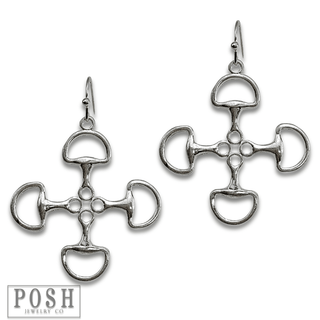 Equestrian snaffle bit earring - Boutique Bella BellaEarrings