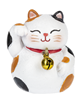 Good Luck Cat Charms in a Basket