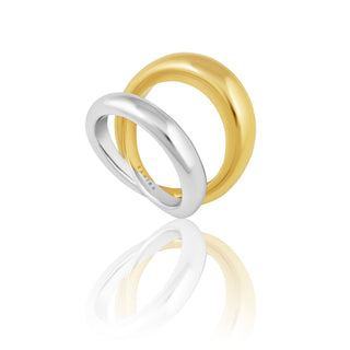 Erica Two-Tone Ring - Boutique Bella BellaRing
