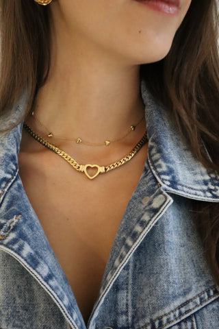 Esme Heart Necklace - Boutique Bella BellaNecklaces