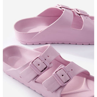 Essential Slip-On Slides - Lilac - Boutique Bella BellaSandals