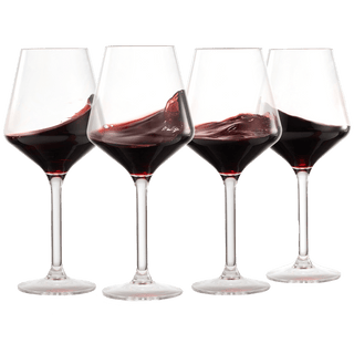 European Style Unbreakable Stemmed Crystal Wine Glasses Set Of 4 100 Us Tritan Drinkware 18 Oz Acryl - Boutique Bella BellaWine Glasses