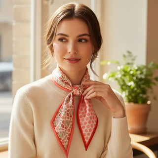 Everbloom Dusty Rose Twirl & Tie Scarf