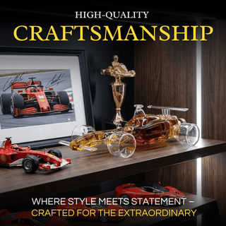 F1 Racecar Whiskey Decanter 8 12OZ Scotch Bourbon Liquor Decanter For Car Lovers Formula 1 Racing En - Boutique Bella Bella