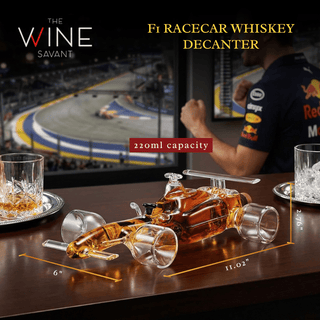 F1 Racecar Whiskey Decanter 8 12OZ Scotch Bourbon Liquor Decanter For Car Lovers Formula 1 Racing En - Boutique Bella Bella
