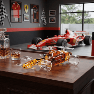 F1 Racecar Whiskey Decanter 8 12OZ Scotch Bourbon Liquor Decanter For Car Lovers Formula 1 Racing En - Boutique Bella Bella
