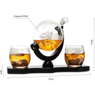 Airplane Whiskey Decanter Gift Premium Barware Gift Elegant Drinkware Collection