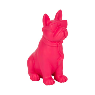 Pink Diva Bulldog Figurine, 10 in.