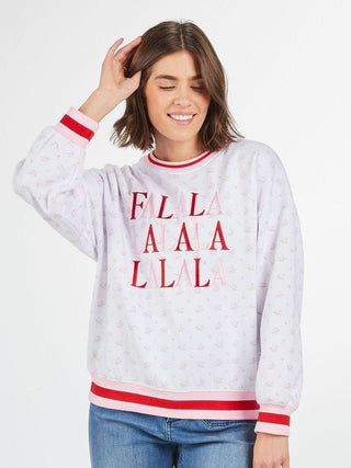 Fa La La La Sweatshirt - Boutique Bella BellaSweatshirt