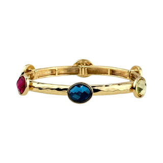 Faceted oval crystal bracelet - Boutique Bella BellaBracelets