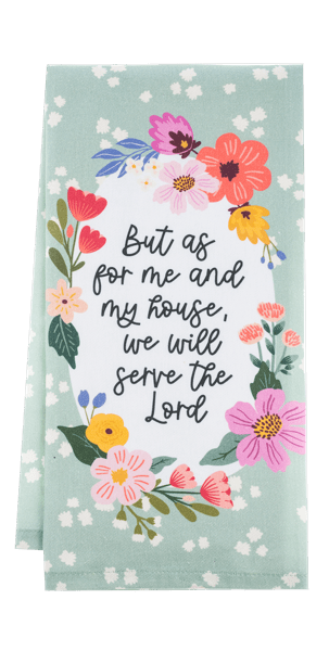 Faith Blooms Floral Tea Towel - Boutique Bella BellaKitchen Towel