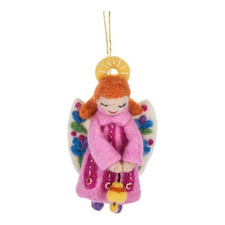 Fancy Angel Ornament, Wool Ganz - Boutique Bella BellaChristmas Decor