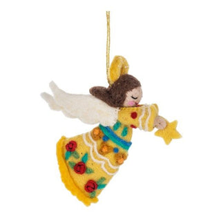Fancy Angel Ornament, Wool Ganz - Boutique Bella BellaChristmas Decor