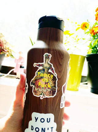 Fancy as Fuck Funny Sticker - Boutique Bella BellaStickers