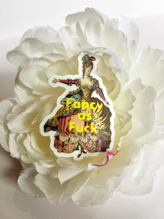 Fancy as Fuck Funny Sticker - Boutique Bella BellaStickers