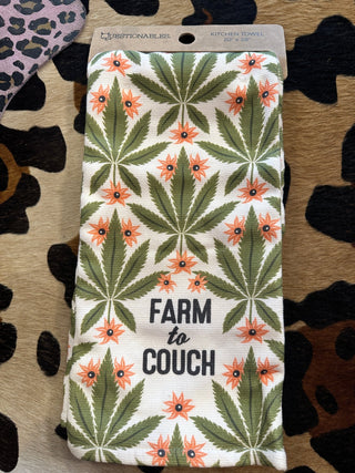 Farm to Couch Kitchen Towel - Boutique Bella Bellakitchen towel