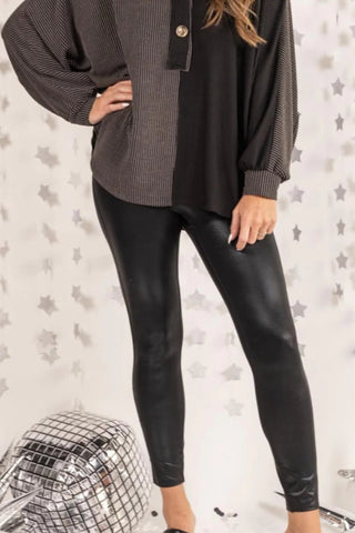 Faux Leather Leggings - Boutique Bella Bellaleggings