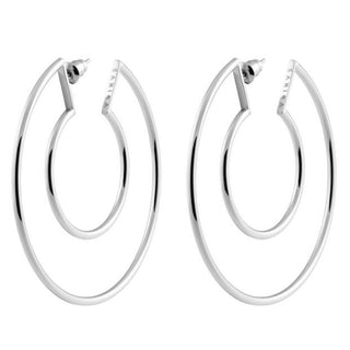 Faye Cutout Hoops - Boutique Bella BellaEarrings