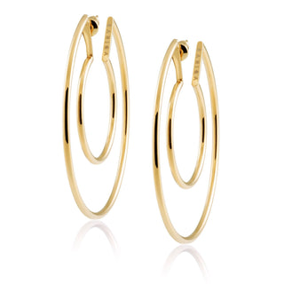 Faye Cutout Hoops - Boutique Bella BellaEarrings