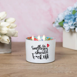F*ck Off 11 oz - 100% Soy Wax Candle Scent: Tranquility - Boutique Bella Bellacandle