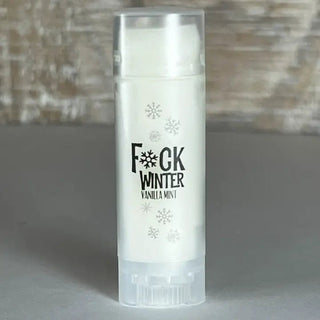"F*Ck Winter" Natural Lip Balm | Vanilla Mint - Boutique Bella BellaLip Balm