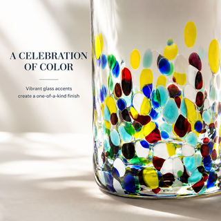 Hand Blown Mexican Drinking Glasses Premium Barware Gift Elegant Drinkware Collection