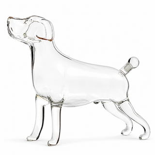 Dog Whiskey And Wine Decanter Premium Barware Gift Elegant Drinkware Collection