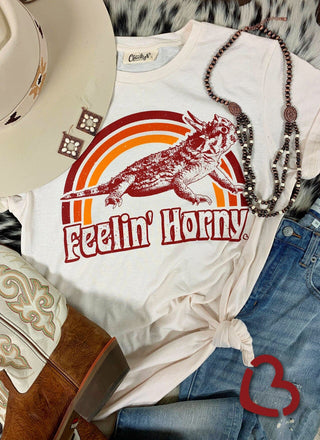 Feelin' Horny T-Shirt - Boutique Bella BellaTops