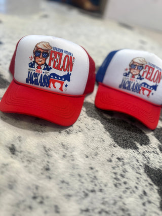 Felon Trucker Hat - Boutique Bella Bellatrucker hat