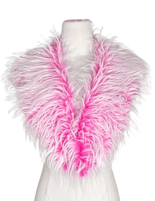 Feral Fae Pink Fur Collar - Boutique Bella Bellafur collar